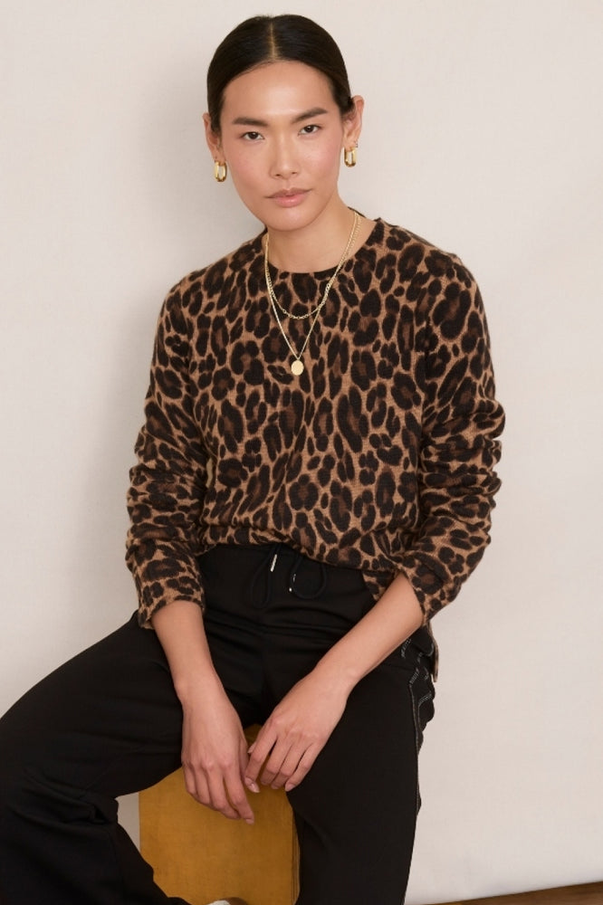 Belle Jumper - Chocolate Leopard