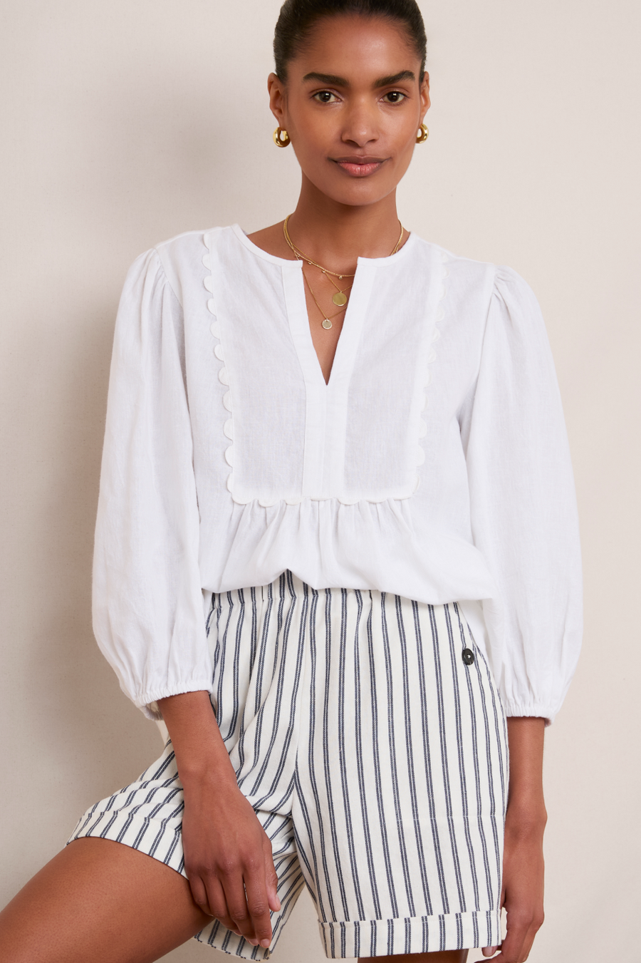 Arlo Blouse - White