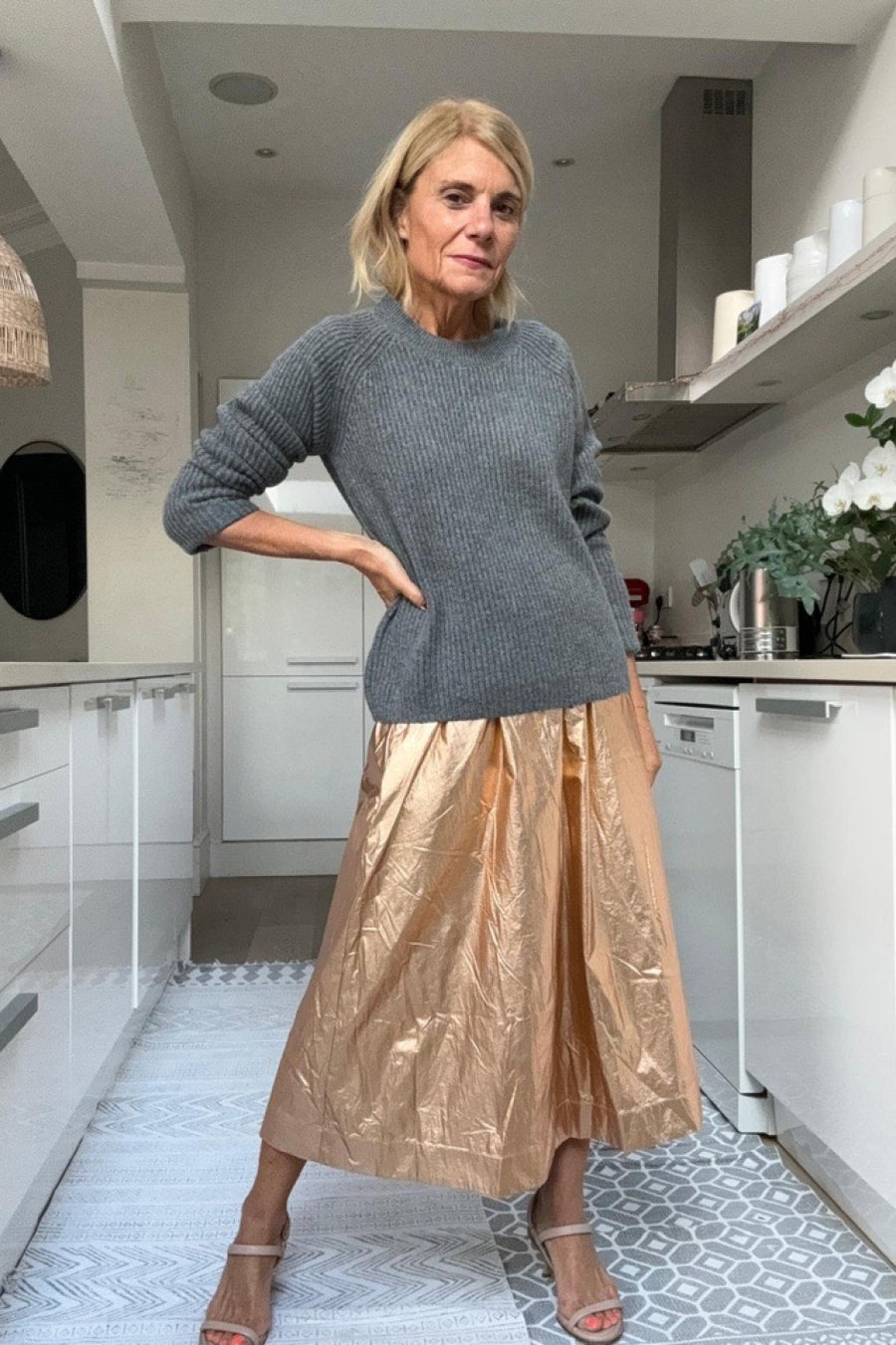 Mollie Skirt - Rose Gold