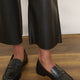 Camilla Loafer - Black Croc