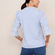 Frankie Blouse - Blue/Ivory Stripe