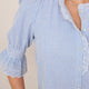 Frankie Blouse - Blue/Ivory Stripe