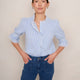 Frankie Blouse - Blue/Ivory Stripe