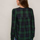 Freida Shirt - Midnight/Forest Check