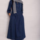 Gianna Scallop Dress - Denim