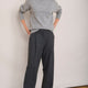 DB X Wyse Pleat Front Trouser - Charcoal