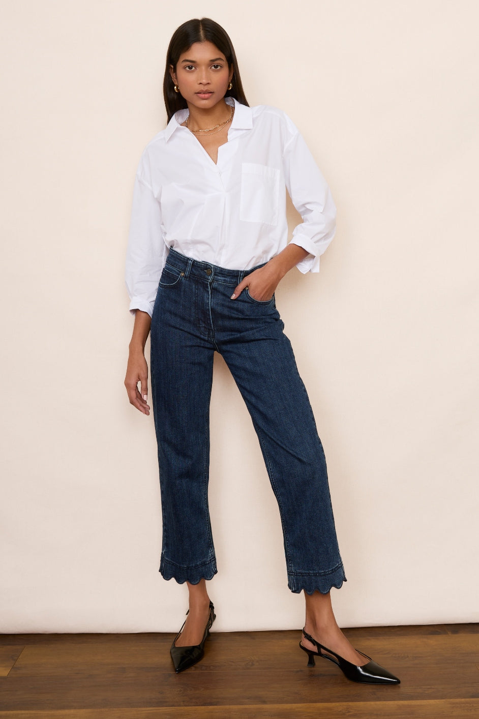 Harper Slim Leg Jean - Rinse Wash