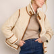 Holly Aviator Jacket - Beige