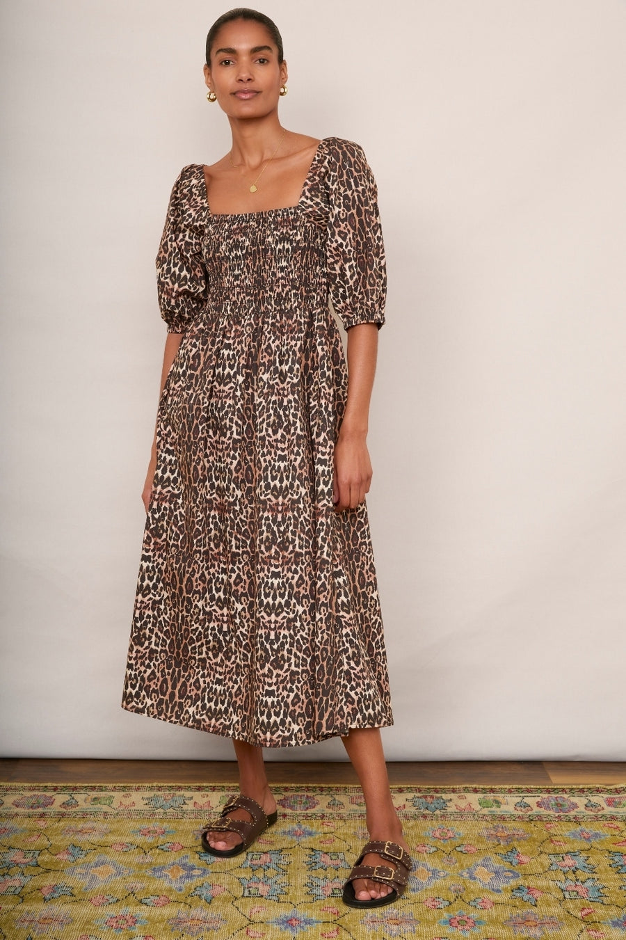 Isodora Dress - Leopard