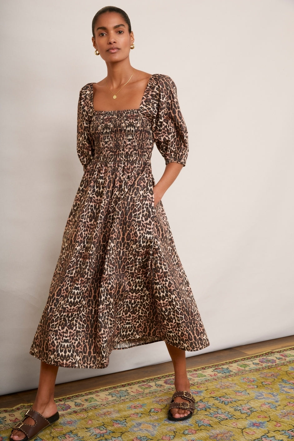 Isodora Dress - Leopard