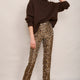 Jacinda Jacquard Trouser - Leopard