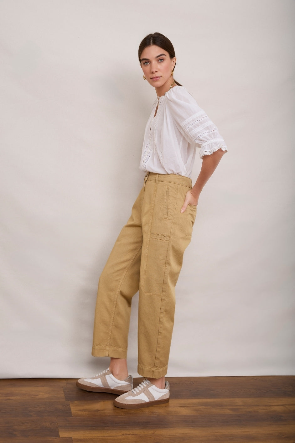 Jayla Cargo Trouser - Sand