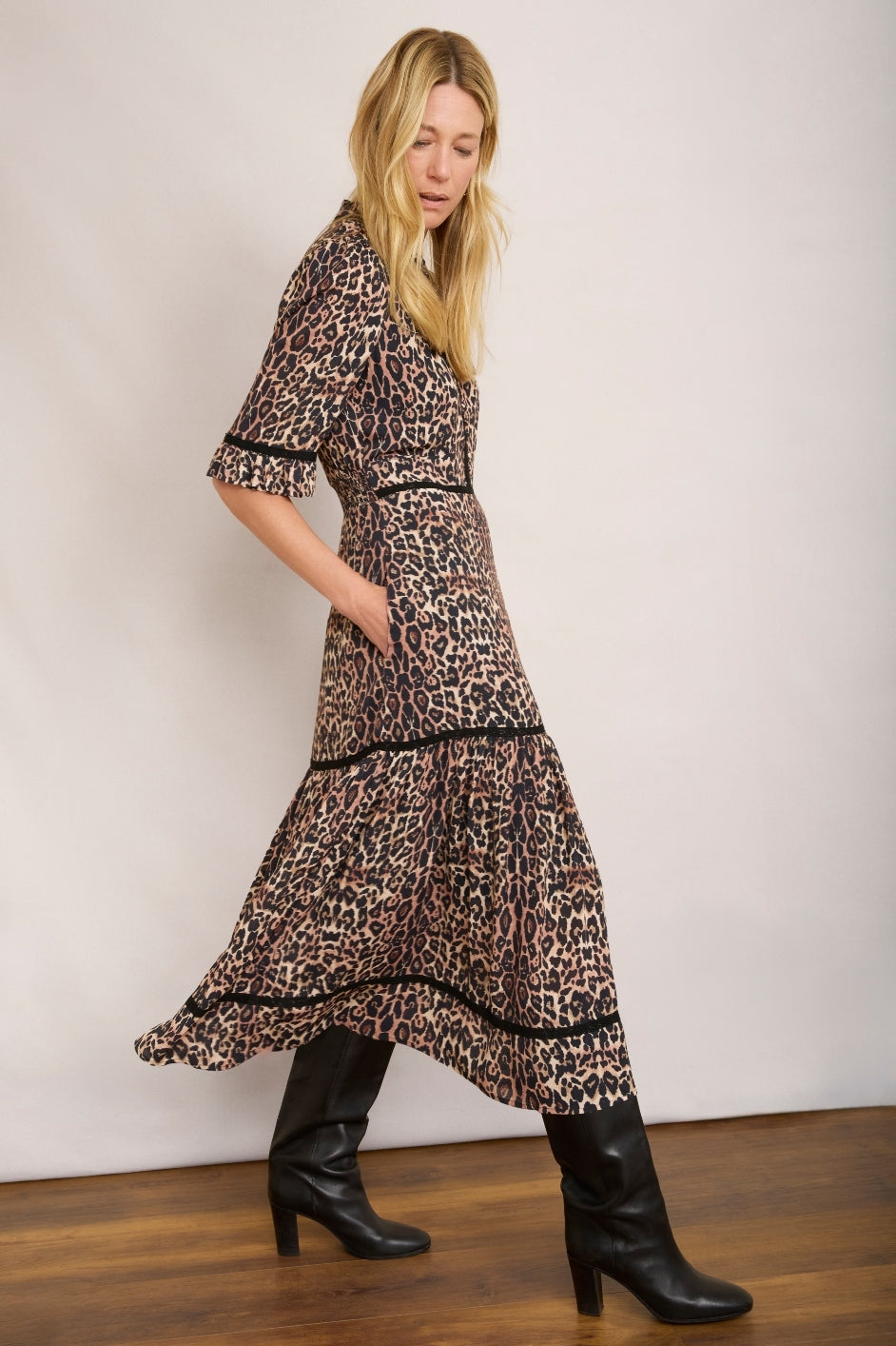 Jodi Dress - Leopard