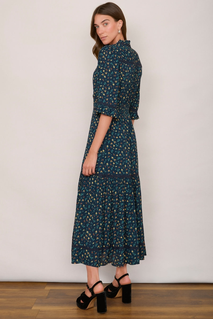 Jodi Dress - Midnight Floral