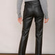 Josie Faux Leather Trouser - Black