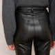 Josie Faux Leather Trouser - Black