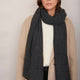 Mathilde Cashmere Scarf - Charcoal Marl