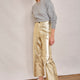 Jules Faux Leather Trousers - Gold