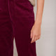 Jules Velvet Trouser - Raspberry