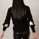 Julieta Patch Jumper - Black/Gold Star