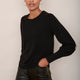 Julieta Patch Jumper - Black/Gold Sequin