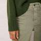 Kaya Cargo Barrel Jean - Olive Green