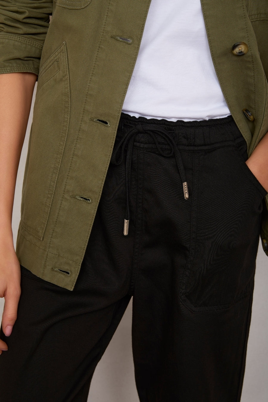 Kayla Cargo Trouser - Black