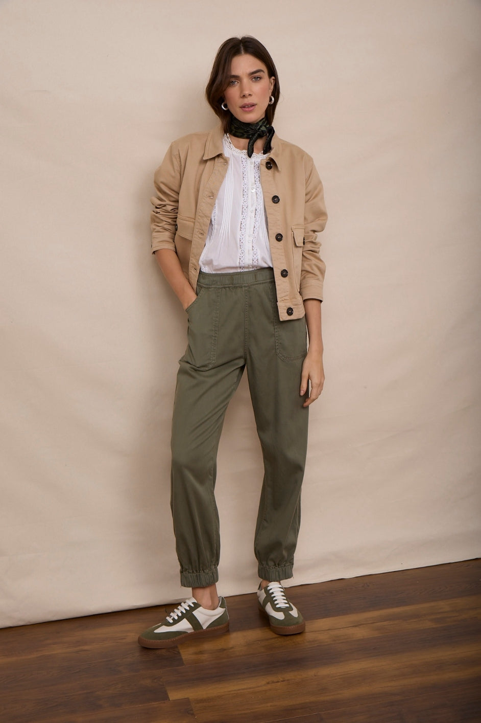 Kayla Cargo Trouser - Khaki