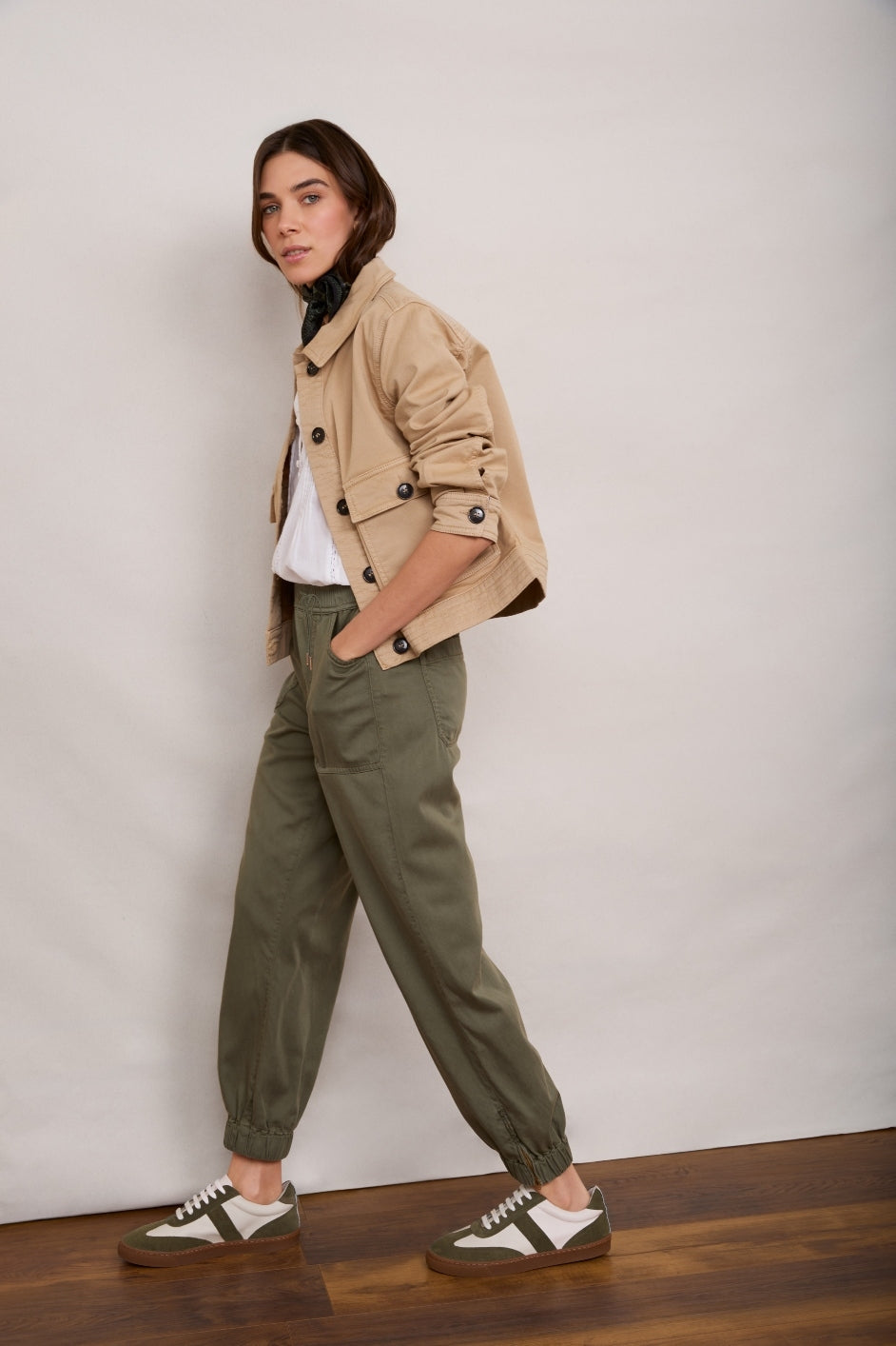 Kayla Cargo Trouser - Khaki