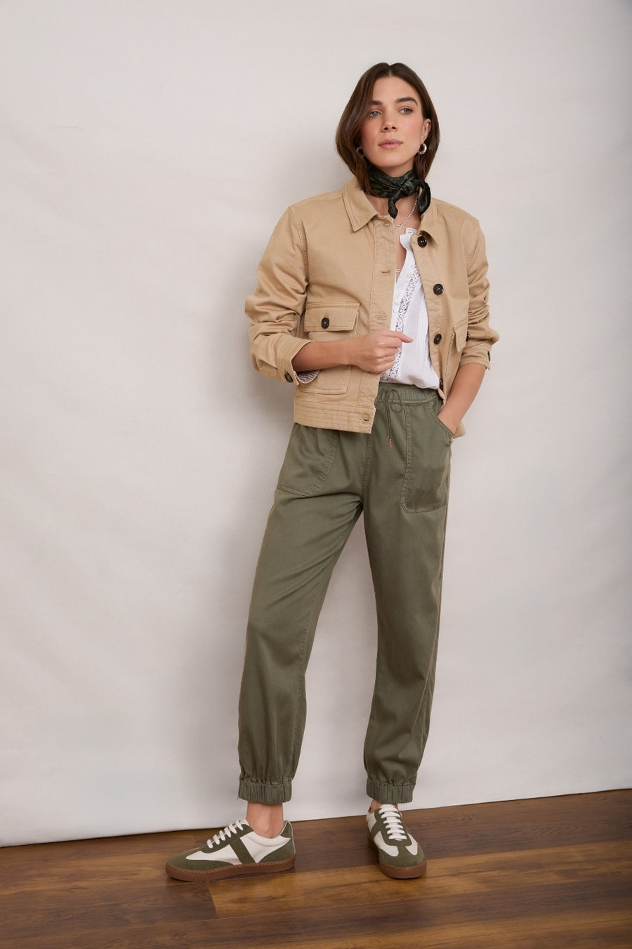 Kayla Cargo Trouser - Khaki