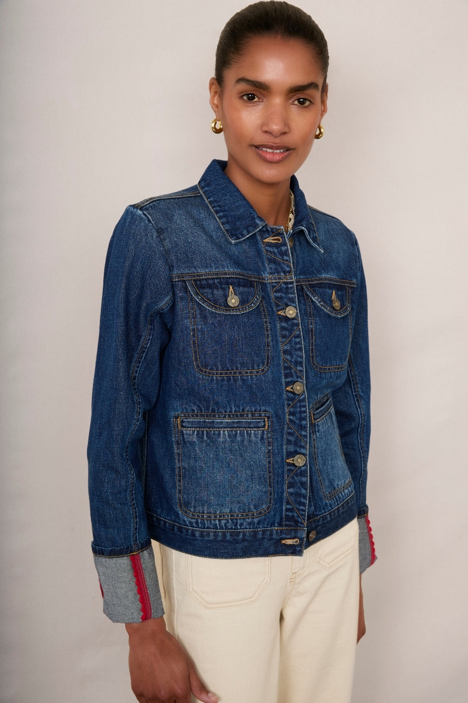 Kelsey Denim Jacket - Mid Wash