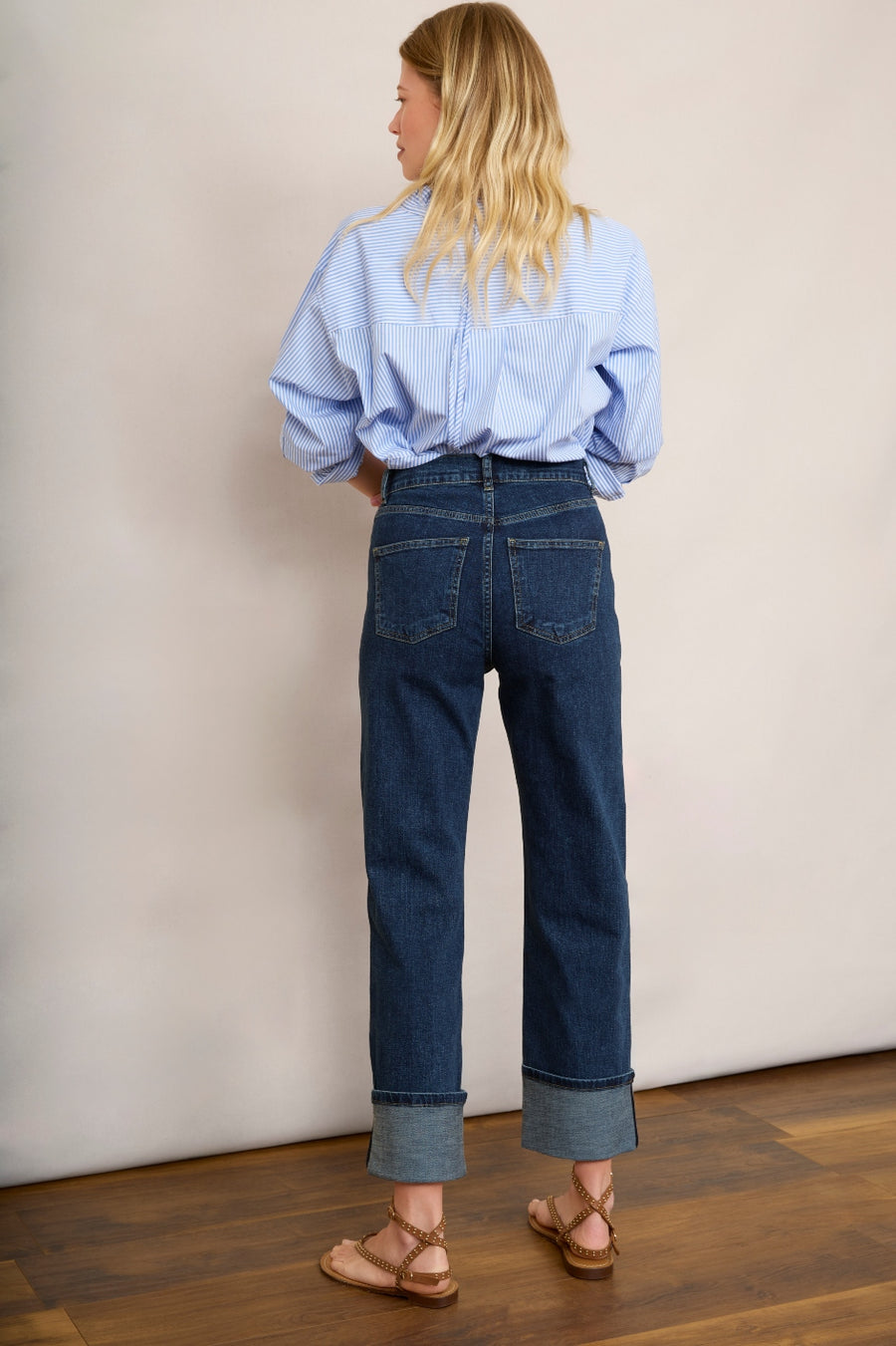 Kelsey Turn Back Jean - Dark Blue