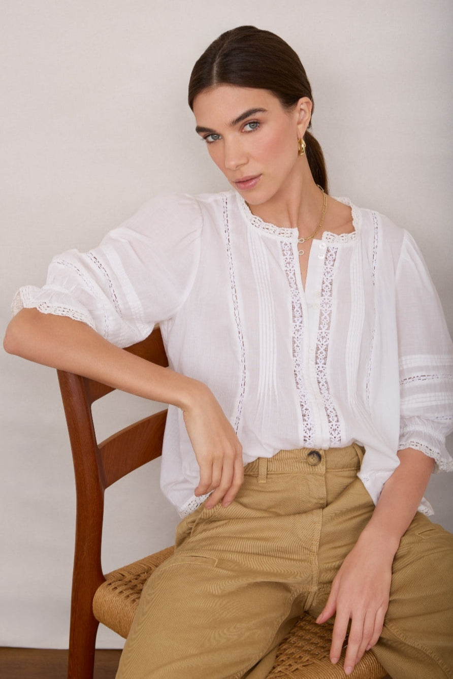 Klara Blouse - Ivory