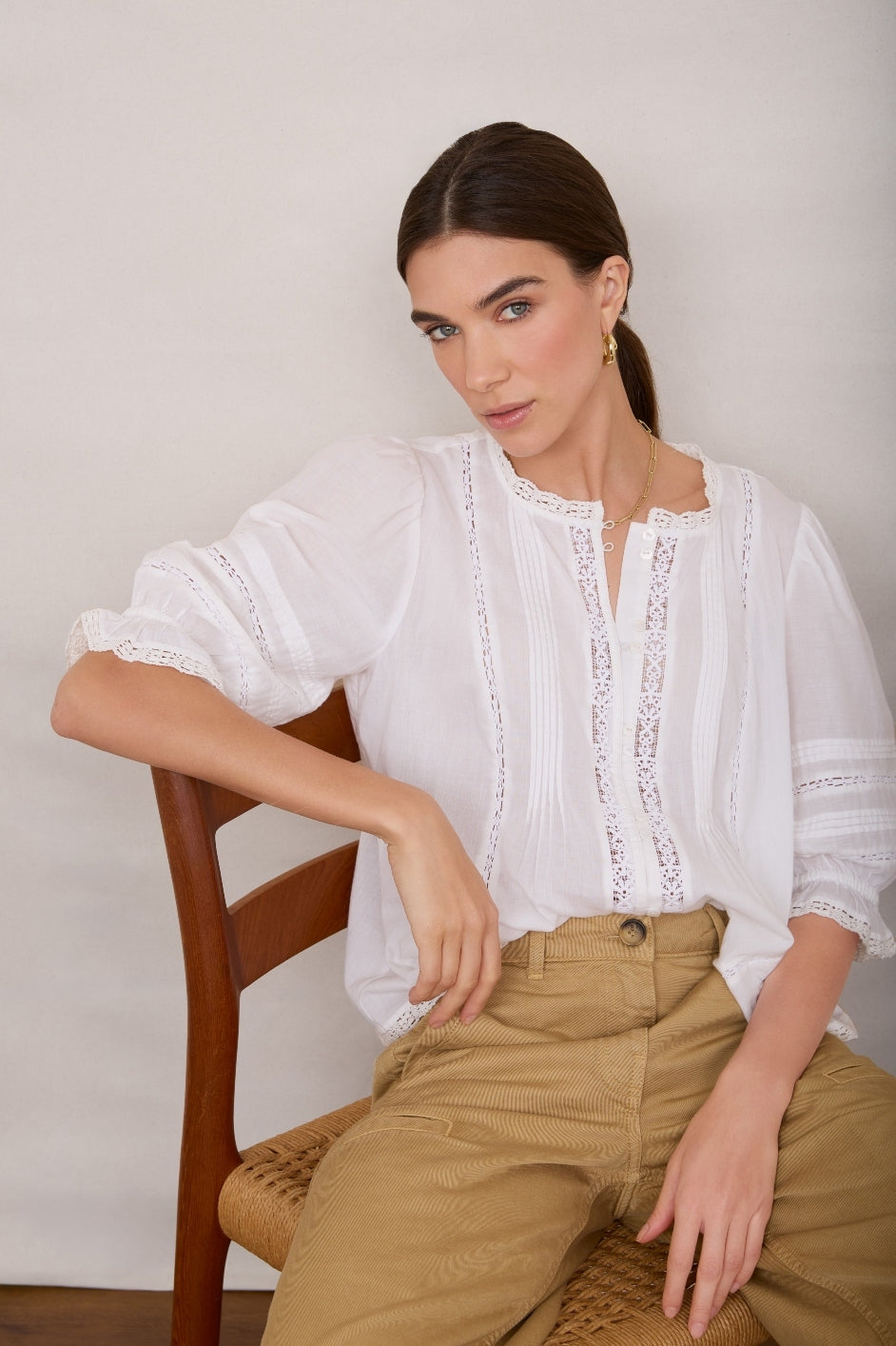 Klara Blouse - Ivory