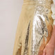 Lateisha Faux Leather Skirt - Gold Crackle