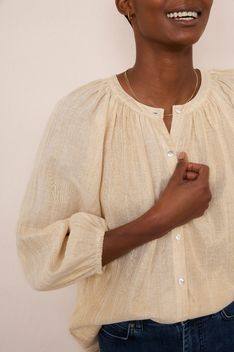 Lauren Blouse - Gold