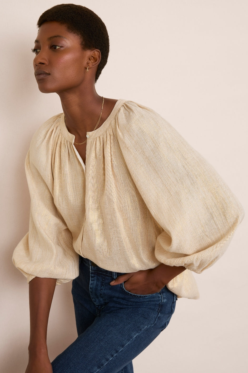 Lauren Blouse - Gold