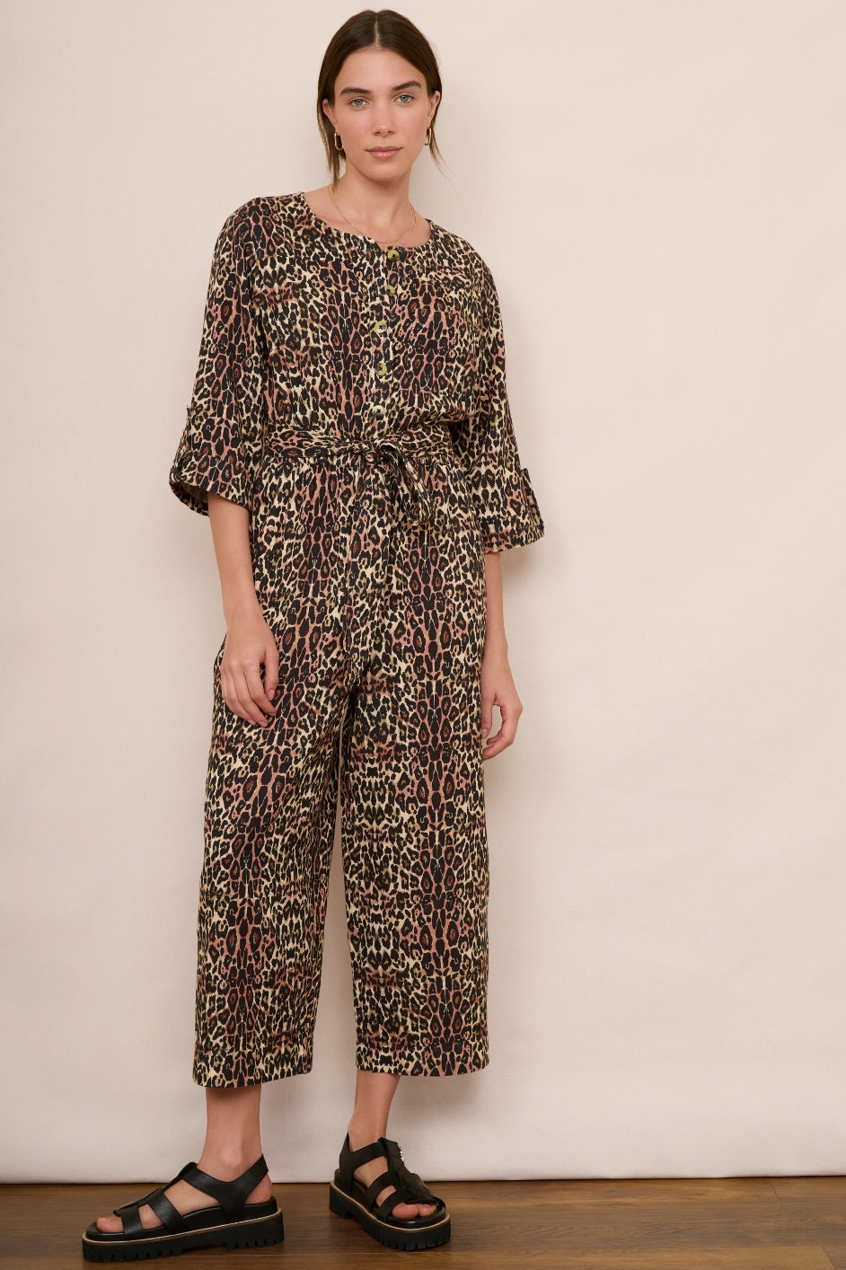 Lauren Jumpsuit - Leopard