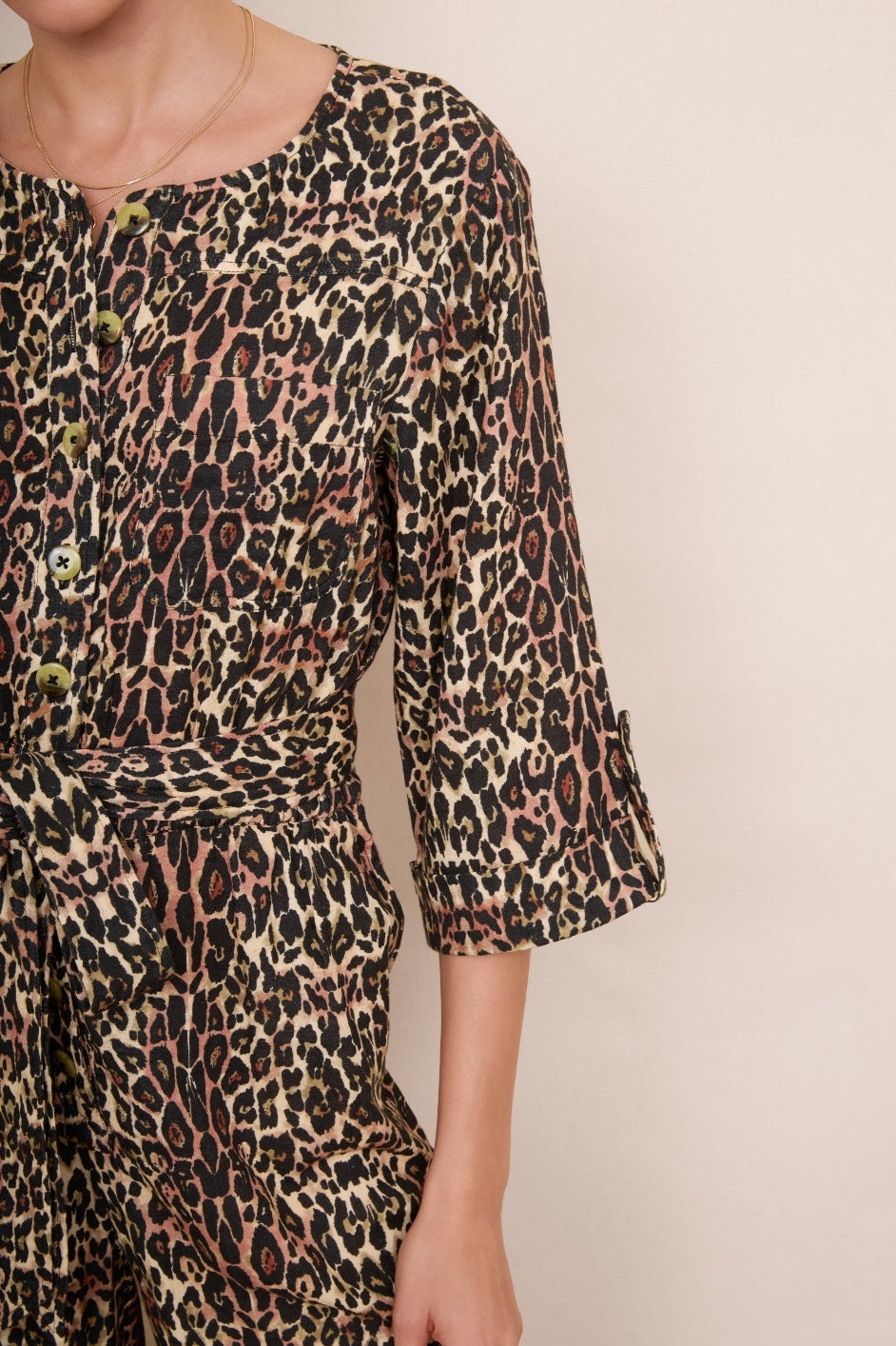 Lauren Jumpsuit - Leopard