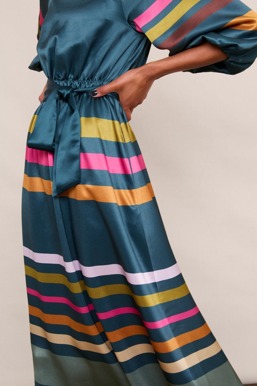 Lezay Stripe Dress - Multi