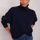 Liana Chunky Funnel Neck Jumper - Midnight