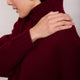 Liana Chunky Funnel Neck Jumper - Plum