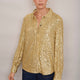 Libby Sequin Shirt - Gold