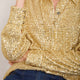 Libby Sequin Shirt - Gold