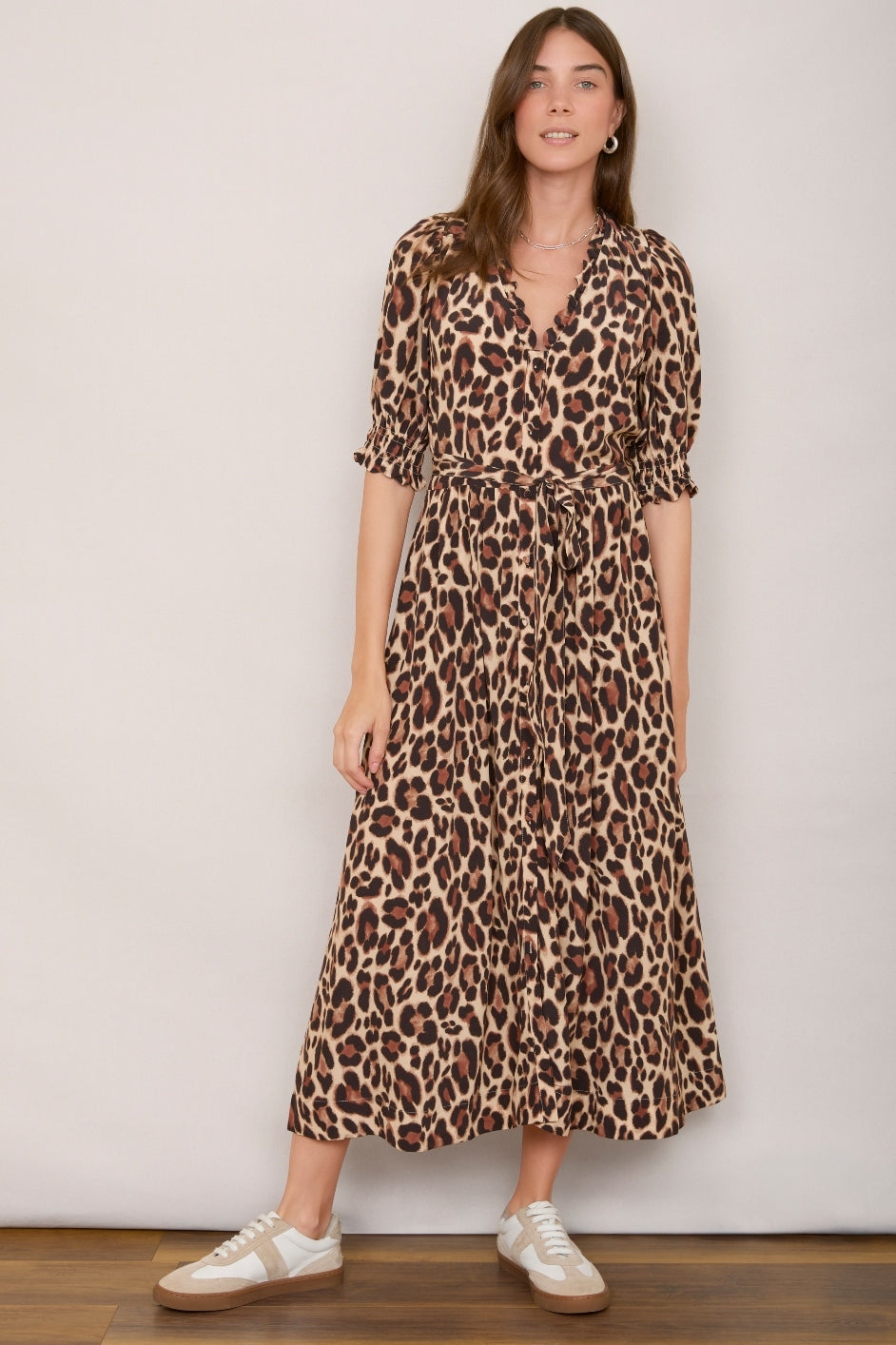 Lilian Dress - Leopard