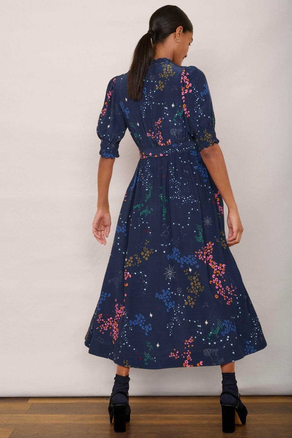 Lilian Dress - Midnight Constellation