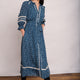 Lisette Shirt Dress - Blue Spot