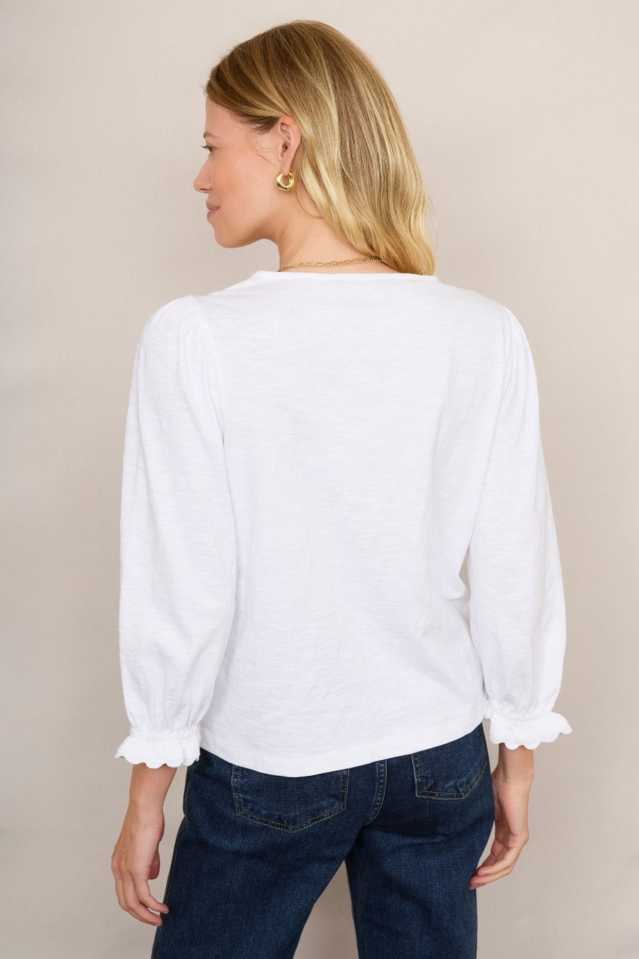 Lizzie Ric Rac Top - White