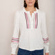 Lotta Ric Rac Henley - Ivory Multi