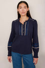 Lotta Ric Rac Henley - Midnight Multi